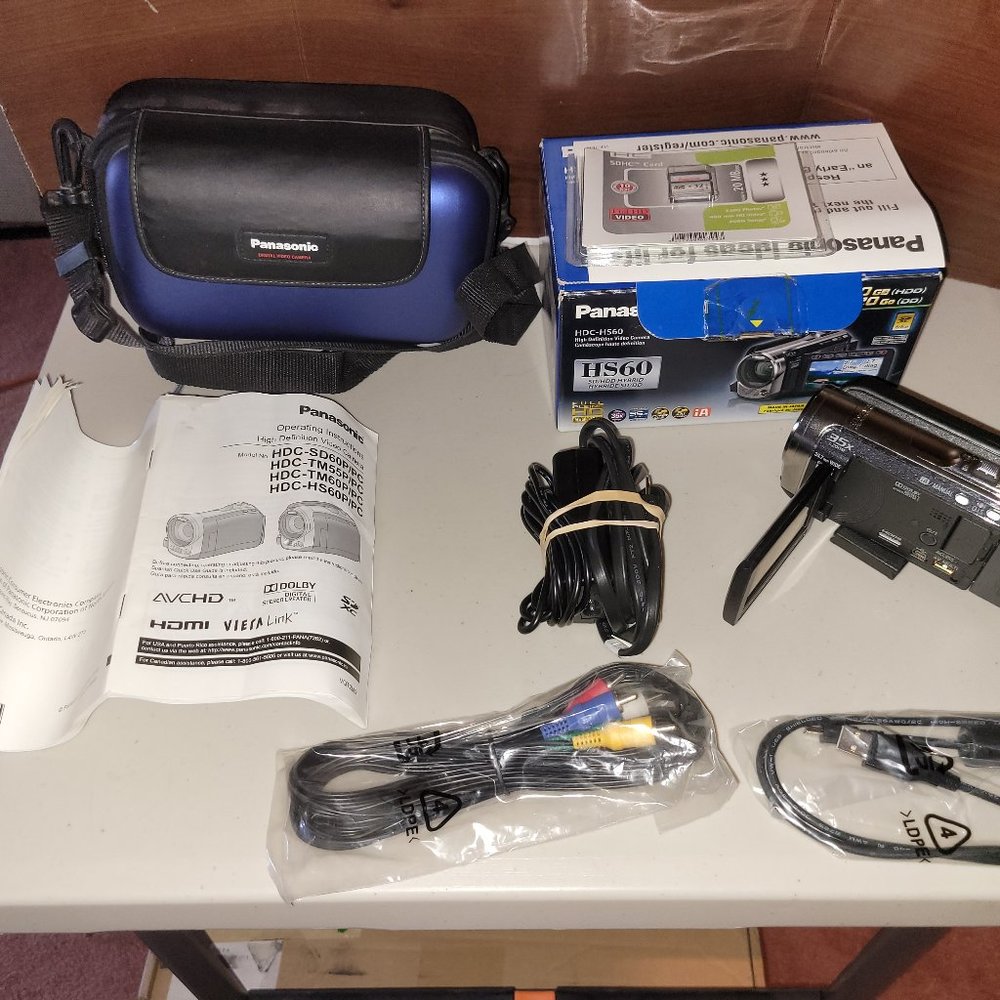 Camcorder, Panasonic HDC-HS60 Digital HD Vision Video Camera---$200 obo